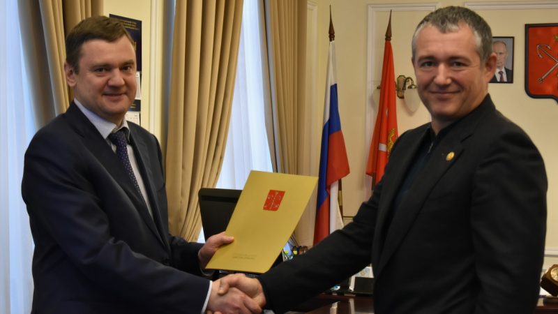 Президент АО «Третий парк» В.С. Дьяковский получил поздравительное письмо от губернатора Санкт-Петербурга!