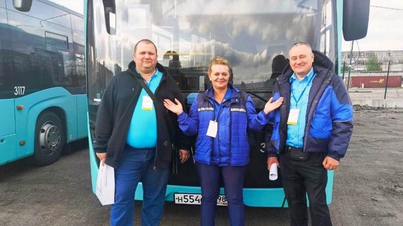 В Санкт-Петербурге проходит конкурс профессионального мастерства водителей автобусов!